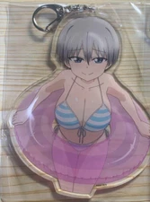 Japanese anime Uzaki-chan Wants to Hang Out! deka acrylic keychain Hana Uzaki