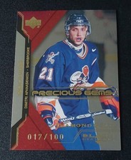 2000-01 Black Diamond Dimitri Afanasenkov Precious Gems Gold Card #65. 17/100