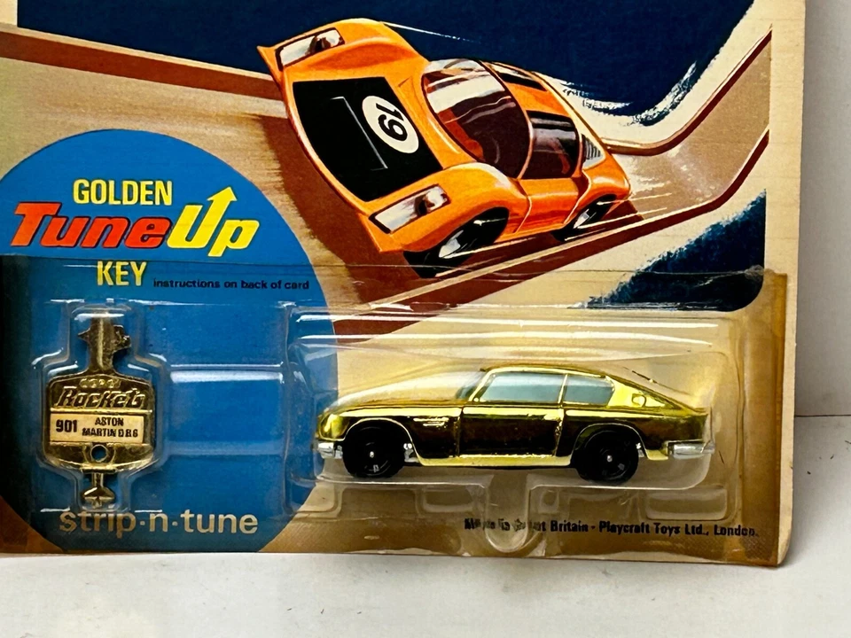 Corgi Rockets 1:64 Scale Diecast No. 901 Aston Martin DB in Original Blisterpack - Image 3 of 4