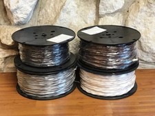 16AWG STR BC 2/CONDUCTOR .030" PERIMETER WIRE WHITE/WHITE MADE IN USA 270 FT