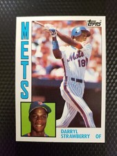 1984 Topps Darryl Strawberry #182 Rookie New York Mets  WRONG BACK 