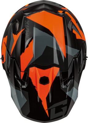 GMAX MX-96S SPLINTER HELMET BLACK/ORANGE MD D2961495 | eBay