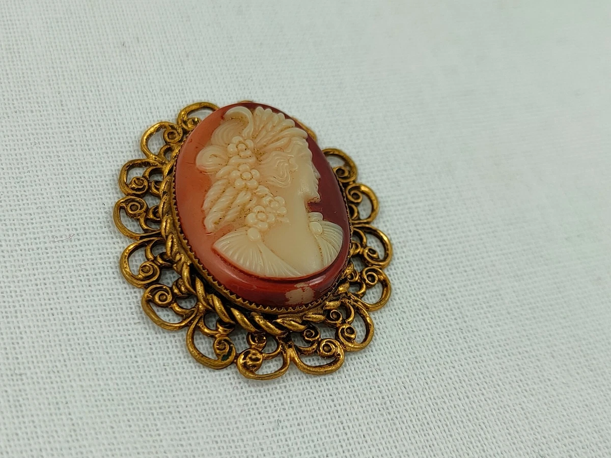 Ebay on sale cameo brooch