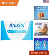 Eco-Friendly Cleansing Wipes - Natural, Plastic-Free, 30 Pack for Sensitive Skin