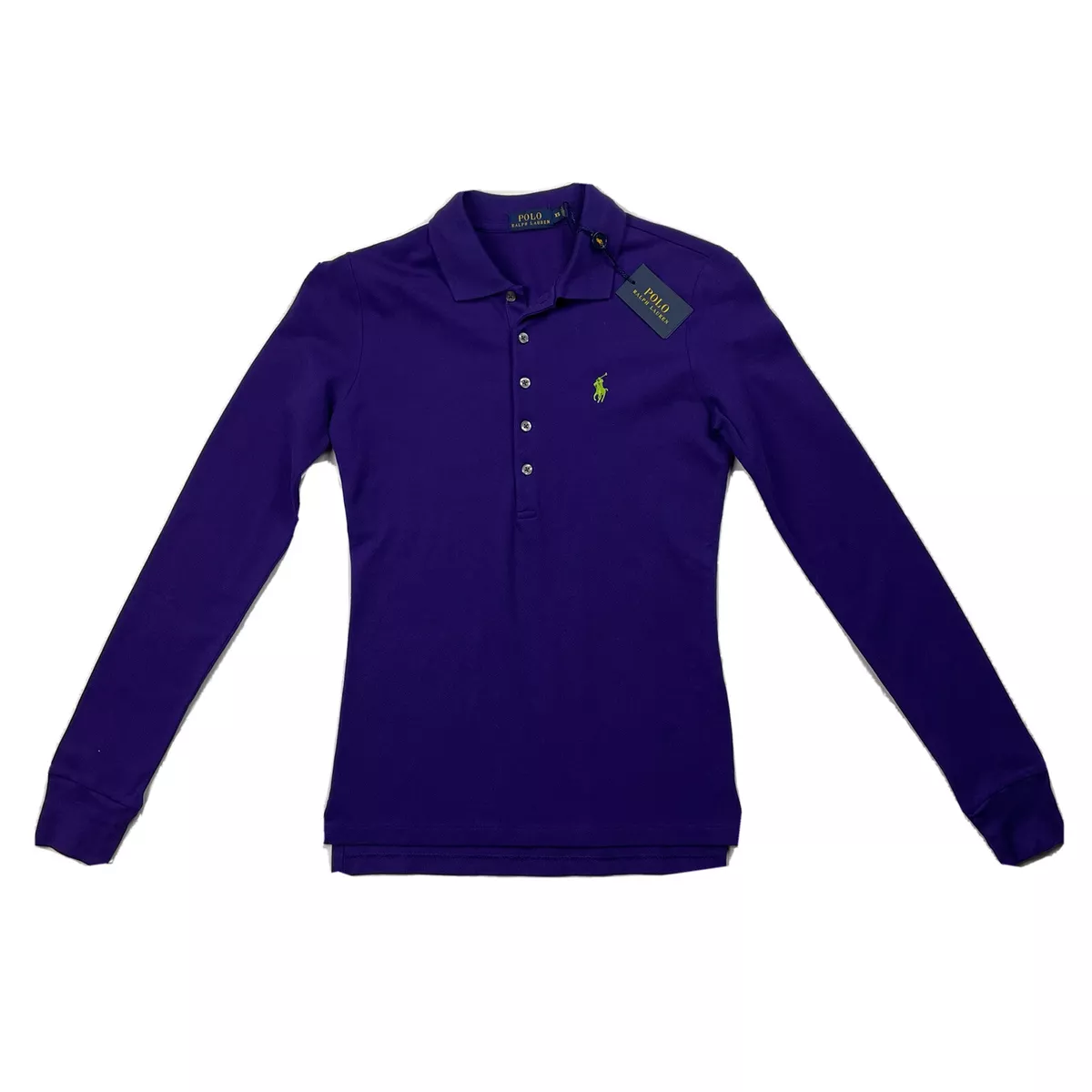 Purple long sleeve cheap polo ralph lauren