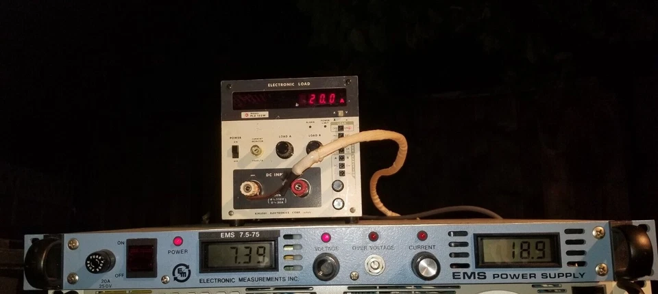 EMI EMS7.5-75A DC Power Supply 1kW 75A 7.5V TESTED! US Made 1U Rack mount 19 lb - Image 2 of 4