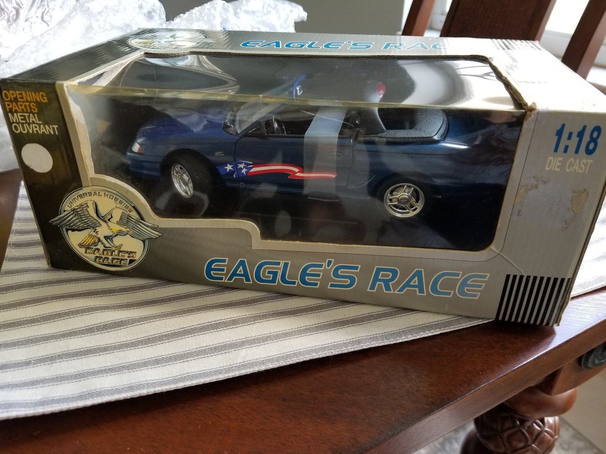 EAGLE'S RACE 1994 FORD MUSTANG GT CONV 1/18 BLUE 