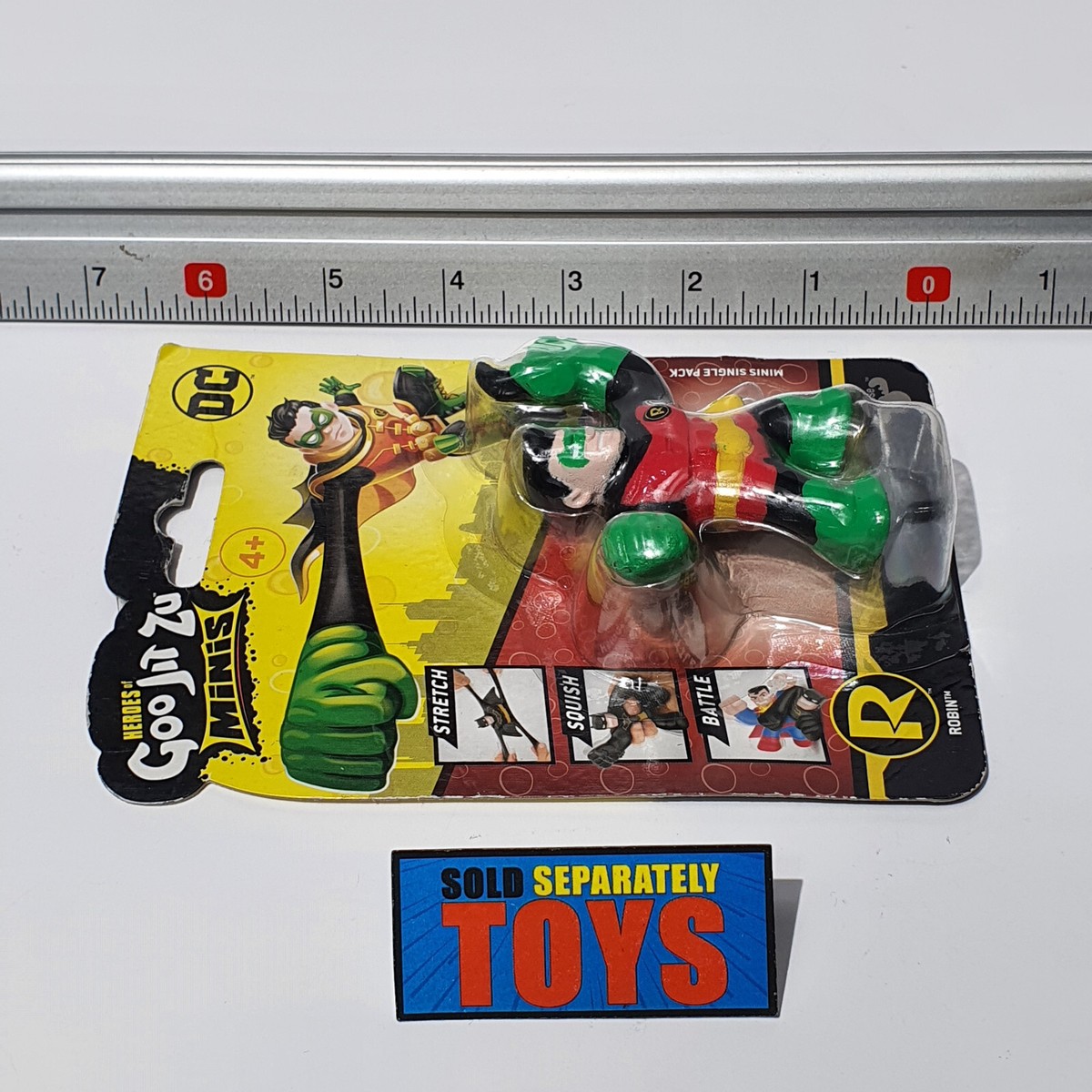 Heroes of Goo Jit Zu ROBIN minis single pack squish stretch DC