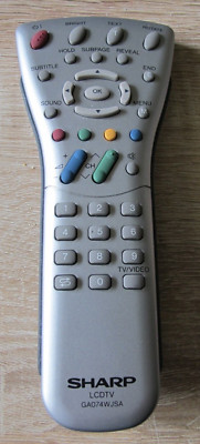 Original Sharp GA074WJSA remote control for LCD TV / tested