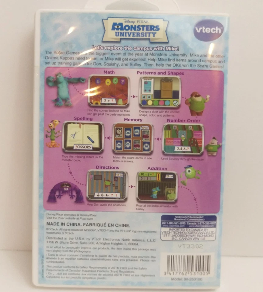 VTech MobiGo Learning Software Monsters University 80-253100 3417762531005 - Image 4 of 4