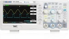 2 Channels OSCILLOSCOPE+SDG1025 25Mhz Waveform Generator SDS1102CML 100Mhz mc
