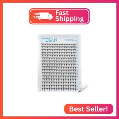 TEGAN LASH 320 Premade Fans Volume Eyelash Extensions, Handmade Lash Tray, From