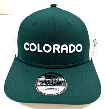 Colorado Rockies MLB NE 2024 City Connect Alt2 Trucker Snapback Hat~Green/White