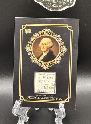 Pieces of the Past 2024 George Washington Authentic Relic Insert