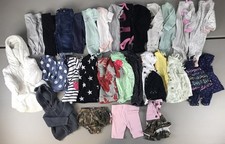 Lot Of 31 Pieces Baby Girls Clothing 3 Month 3-6 Months Mixed Brands