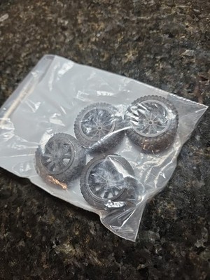 losi micro 1/24 sct/rally Black Wheels, Take Offs Used