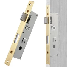 Flat Slot Storm Door Mortise Lock Body Fits for Older Storm Doors, 2-1/2" Handle