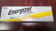 Energizer EN91 Industrial Alkaline Batteries, AA, 24 Batteries/Box