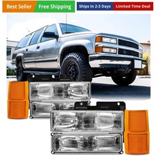 Headlights Assembly Compatible With 94-98 Obs Chevy Truck 1994-1998 Chevy Si... Headlights Assembly Compatible With 94-98 Obs Chevy Truck 1994-1998 Chevy Si...
