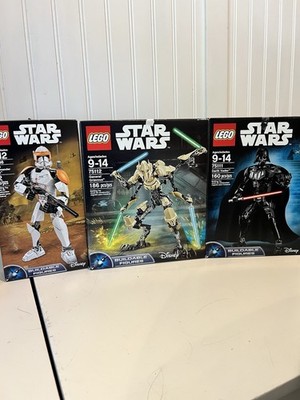 LEGO Star Wars: General Grievous (75112),  Commander Cody (75108), 75111, NIB