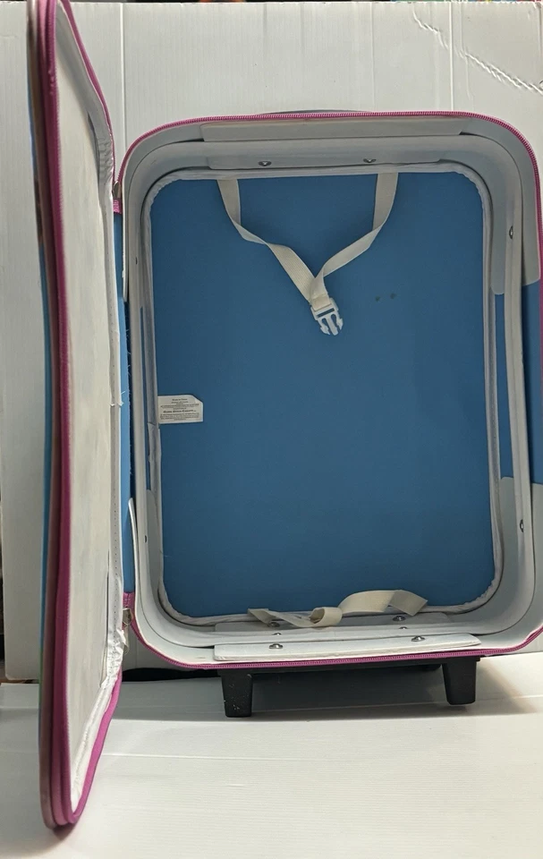 "Maleta con ruedas Dora The Explorer cierre de cremallera mango retráctil 18"" x 13"" rara" Foto 4 de 4