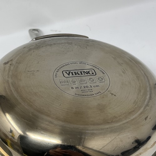(2) Sartén Viking 8" acero inoxidable 3 capas unida - Sartén - Llantas acampanadas - Imagen 17 de 18