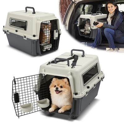 Pet Transportbox Grundausstattung für Hund/Katze Flugtaugliche Hundetransportbox