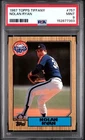 NOLAN RYAN HOUSTON ASTROS 1987 TOPPS TIFFANY #757 GRADED MINT PSA 9