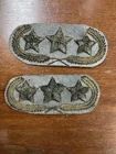 United Confederate Veterans UCV Bullion General Collar Insignia - Pair