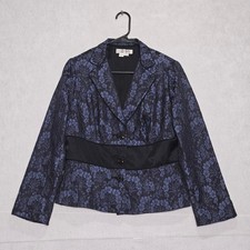 Kay Unger New York Silk Blend Floral Jacquard...