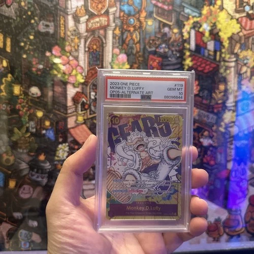 2023 One Piece Monkey D. Luffy Alt Art OP05-119 SEC PSA 10 Gem Mint English
