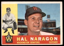 1960 Topps #231 HAL NARAGON Washington Senators VGEX