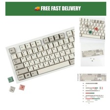 YMDK 161 Keys 9009 PBT Keycaps Cherry Profile Dye Sub for MX Mechanical Keyboard