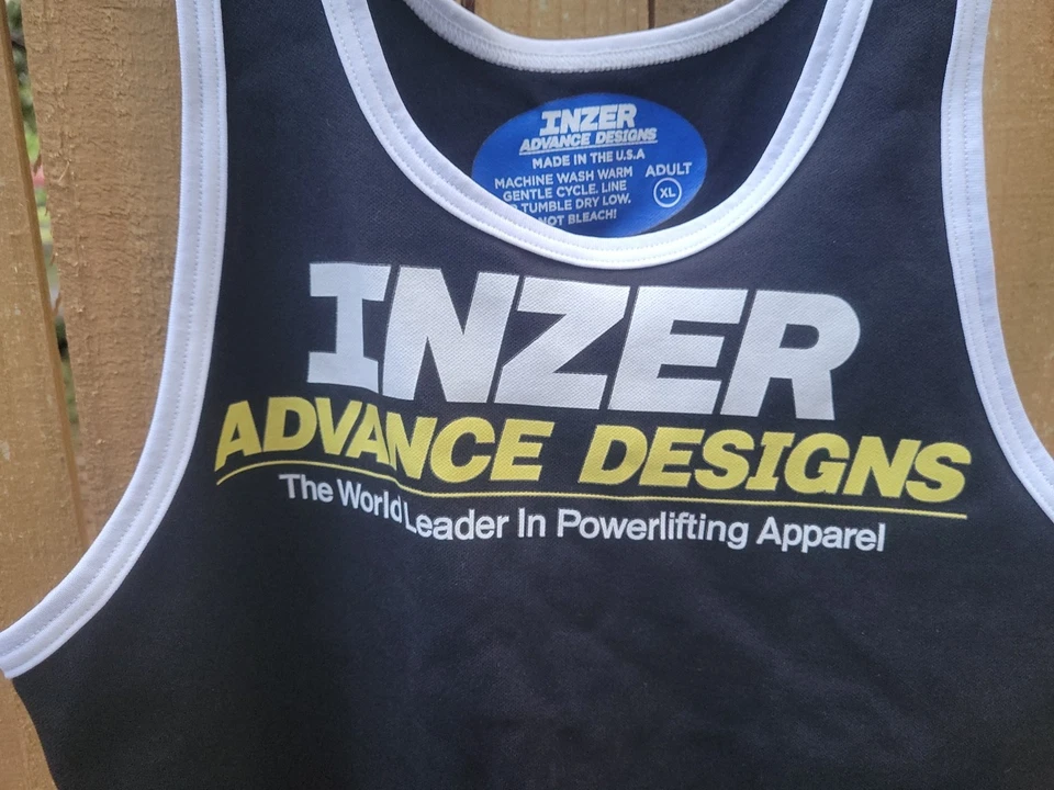 NWOT INZER Advance Designs Powerlifting Suit Men’s Adult XL BLK USA Singlet Gym - Image 2 of 4