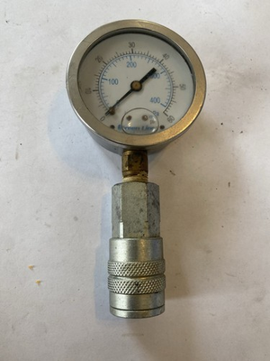 #ad Green Line Pressure Gauge 60psi Nib 2.75” Face Bottom Mount Quick Connect $15.00