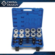 28pc Universal Press Pull Sleeve Kit Bush Bearing Removal Insertion Tool Kit Set