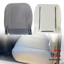 Gray Cloth Front Driver Side Bottom Replacement Seat Cover  Foam Cushion