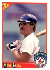 1990 Score #704 Wade Boggs HL Boston Red Sox HOF