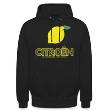 Citroën Zitrone Lustiges Wortspiel Unisex Hoodie