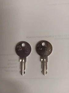 OMAHA J201N-J220N SET OF 2 KEYS EBERHARD ETI TRUCK TOOLBOX FREE SHIPPING