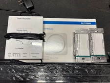 Lutron RR-MAIN-REP-WH RadioRA 2 Main Repeater w/ 7 RRD-6D. Lutron Ra2 System