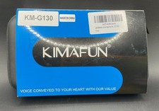 KIMAFUN WIRELESS MICROPHONE SYSTEM KM-G130 2.4G HANDS FREE LAPEL MIC
