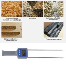 Wood Humidity Meter Firewood Humidity Tester With Probe Backlit LCD Display