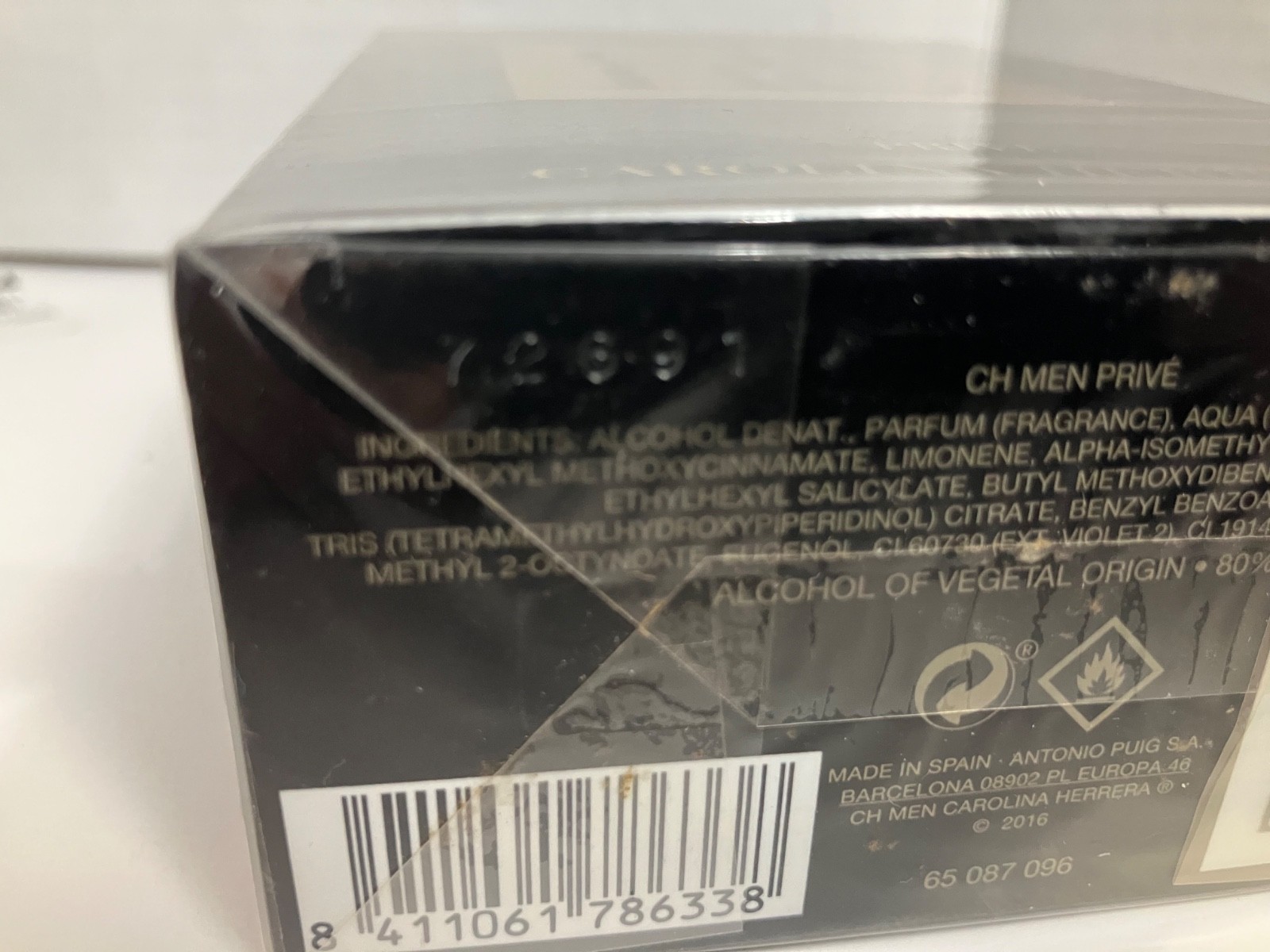 CAROLINA HERRERA CH Men Prive Edt for Men 3.4Fl Oz-100ml-BNSIB-Rare