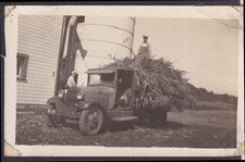 1929 Ford Model Aa Flatbed Farm Truck W Load Vernacular Photo