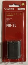 Canon Battery NB-2L Brand New SEALED 570mAh Lithium Ion Camera NOS New Old Stock