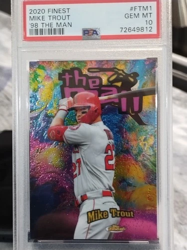 2020 Topps Finest - Finest the Man Mike Trout #FTM-1