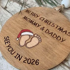 See You in 2026 Warm Christmas Tree Hanging Ornament - 3.15'' / 8cm | Merry... 