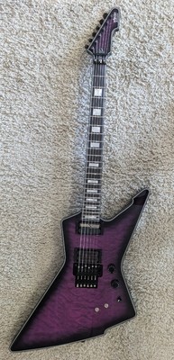 Schecter 3071-SHC E-1 FR S Special Edition 6 String RH Guitar-Trans Purple Burst