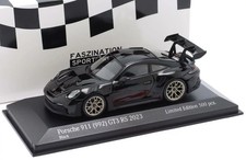 Minichamps 1/43 Porsche 911 GT3 RS (992) Black Gold Wheels 2023 - EU Exclusive
